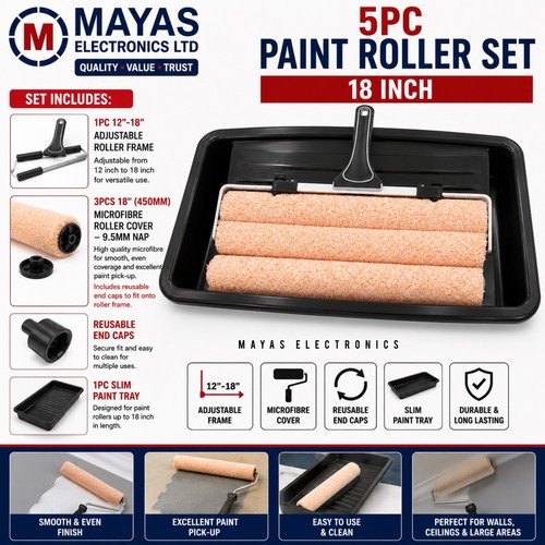 5pc paint roller set - set, 18