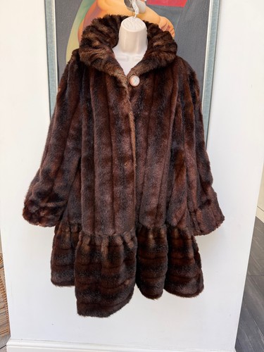 Vintage 1970 faux mink - vintage,