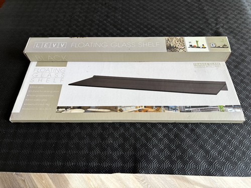 Levv floating glass shelf - glass,