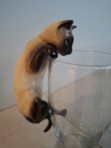 Vintage ceramic siamese - siamese, cat