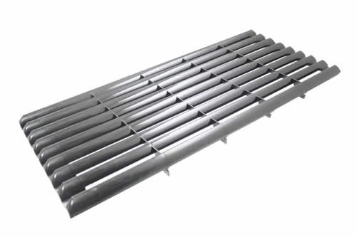 Gloss black front grille - black,