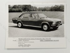 1972 Opel Commodore Saloon Car