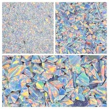 Crushed Opal Grey Rainbow/