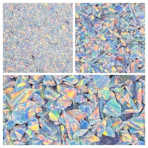 Crushed opal grey - opal,