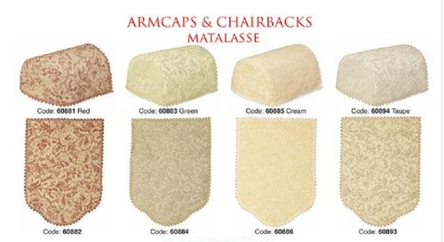 Pair chair arm covers - pair, /