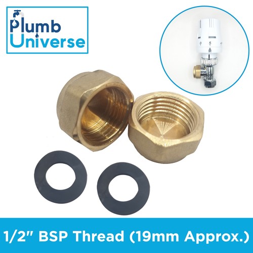 Bsp brass cap - bsp, stop
