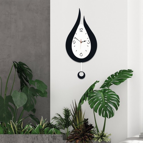 Silent waterdrop wall clock - waterdrop,