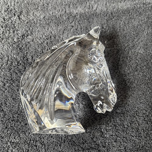 Waterford crystal horse - crystal, head