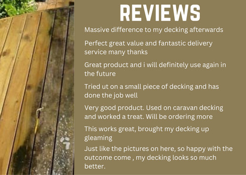 Wooden decking cleaner - wooden,