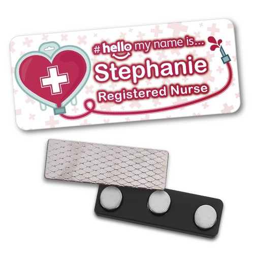 Hello name badge smn - is,