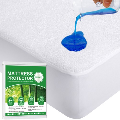 Bamboo terry mattress - bamboo,
