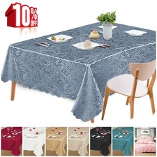 New Top Quality Jacquard Damask Table cloth Napkin Table Runner Rectangle Round*