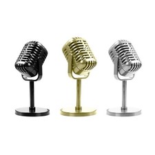 Portable- Simulation Props Retro Microphone Classical Dynamic Vocal Mic Vintage-