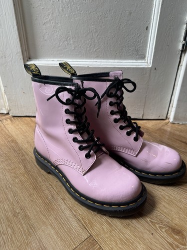 Doc martens patent - martens, pink