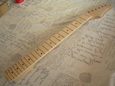 Excellent Full-Size Unplayed Strat Type Guitar Neck, Maple/Maple (#SB)