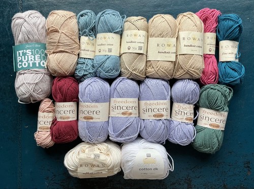 Lot cotton rowan - lot, of