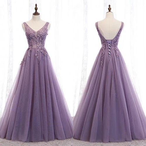 Prom dress lace - dress, applique