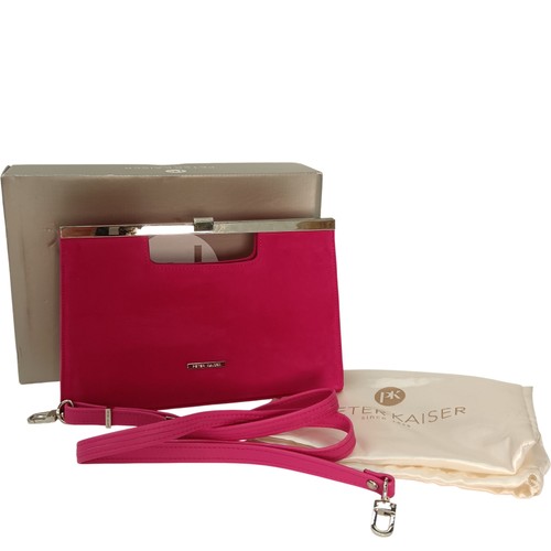 Peter kaiser pink clutch bag - peter,