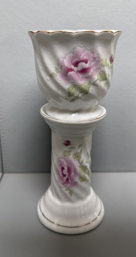 Small ceramic jardiniere stand - jardiniere,