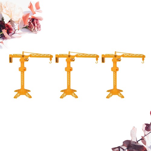 3pcs plastic cranes - cranes, model