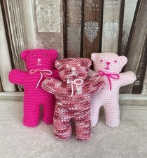 Hand Knitted Toys Set Of 3