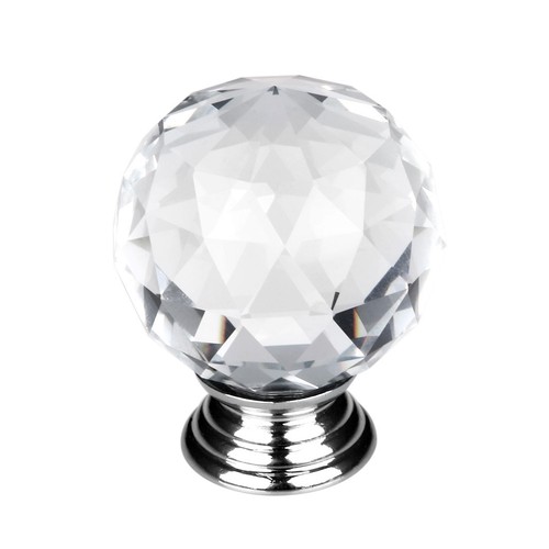 Inch clear round crystal - clear,