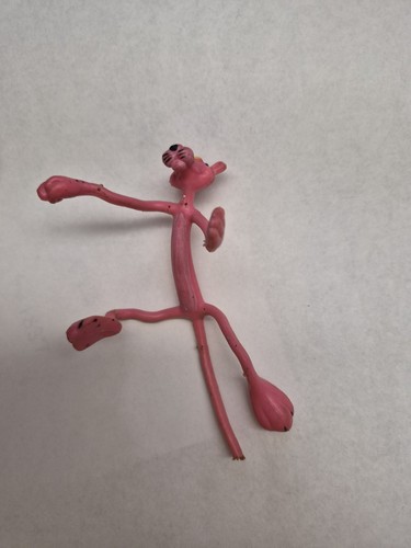 Vintage pink panther bendy toy - panther,