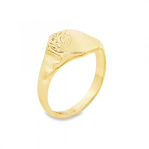 9ct yellow gold octagonal - 9ct,