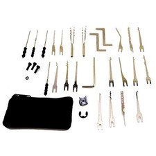 KLOM Electric Pick Gun with Extra Portable Picks Set Locksmith Tool Accessory