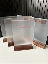 5X A5 Table Menu/wedding sign