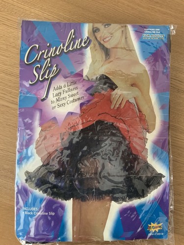 Black crinoline slip petticoat - black,