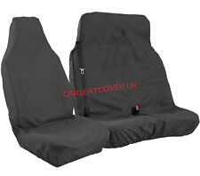 NEW PEUGEOT EXPERT 2016 ONWARDS - HEAVY DUTY BLACK WATERPROOF VAN SEAT COVERS