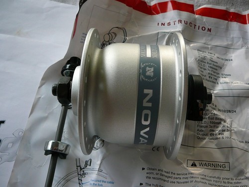 Novatec front wheel hub - wheel,