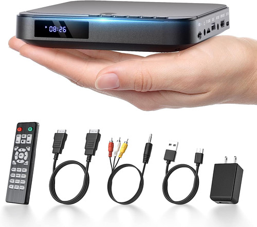 Mini dvd player 1080p hd - player,