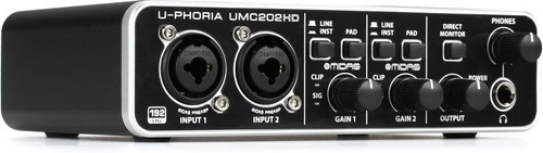 Behringer umc202hd audiophile - behringer,