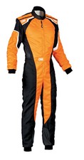 OMP KS-3 Suit Orange Go Karting Racing Overall CIK 3 Layers