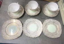 Colclough China Green & Gold