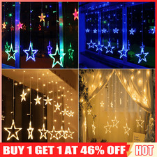 Christmas LED Curtain Star