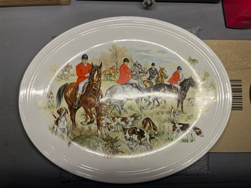 Hunting scenes bone china - hunting,