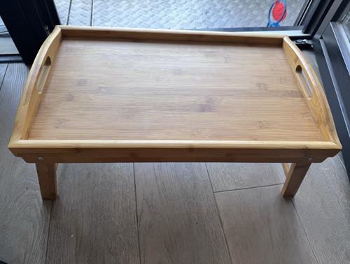 Bamboo folding bed - folding, breakfast