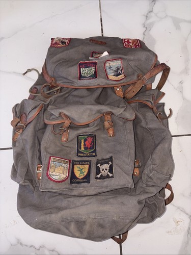 Vintage canvas rucksack - vintage,