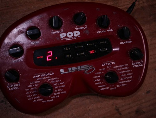 Line6 pod ver2 amp - line6,