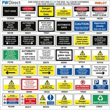 SIGN ELECTRIC AUTOMATIC GATES