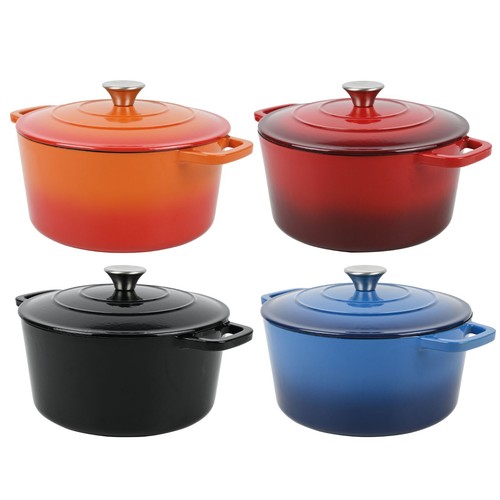 Cast iron casserole dish - casserole, pot