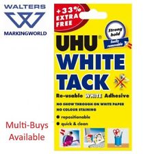 UHU White Tack, 33% Extra