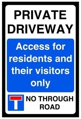 Private driveway access for - private,