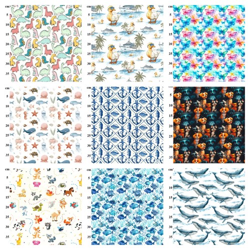 Animals cotton fabric - animals, jungle