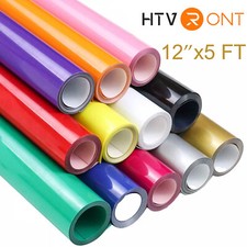 HTVRONT 12"x5ft PU HTV Vinyl