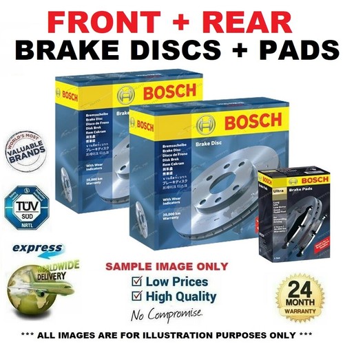 Front rear discs pads for - &,