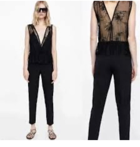 Zara contrast lace - zara,